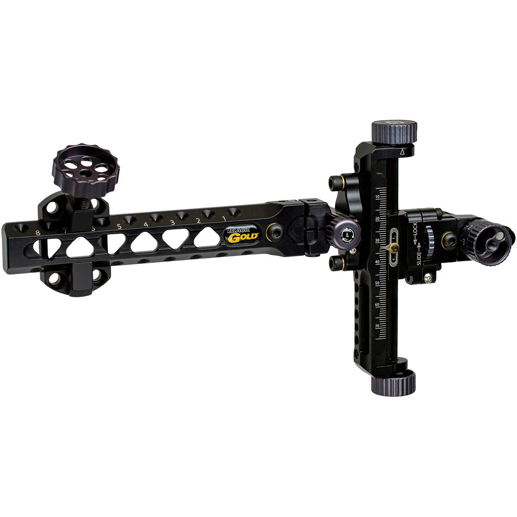 Black Gold 2ADT Target Archery Sight 6 in. Dovetail Grey RH