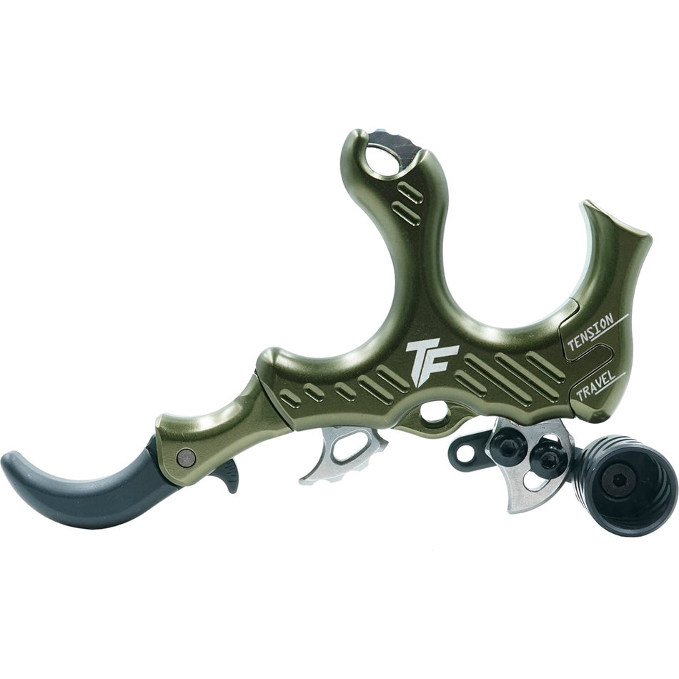 TruFire Synapse Lite Thumb Bow Release Flat OD Green