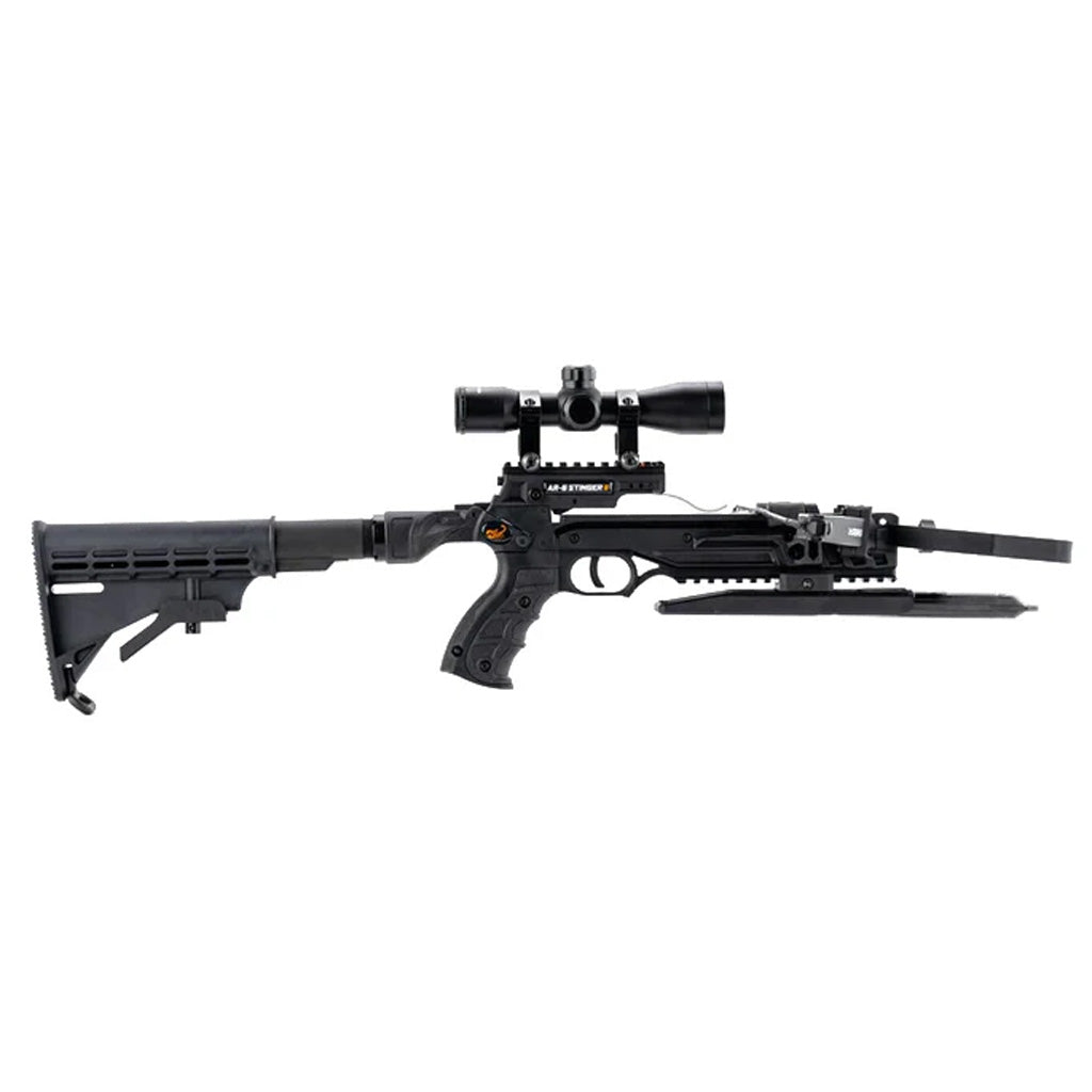 Steambow AR Survival Crossbow 150 lb with Scope Tactical Knife and Backpack Kit