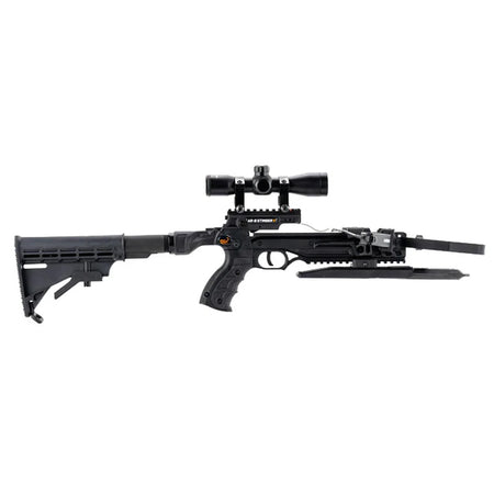 Steambow AR Survival Crossbow 150 lb with Scope Tactical Knife and Backpack Kit