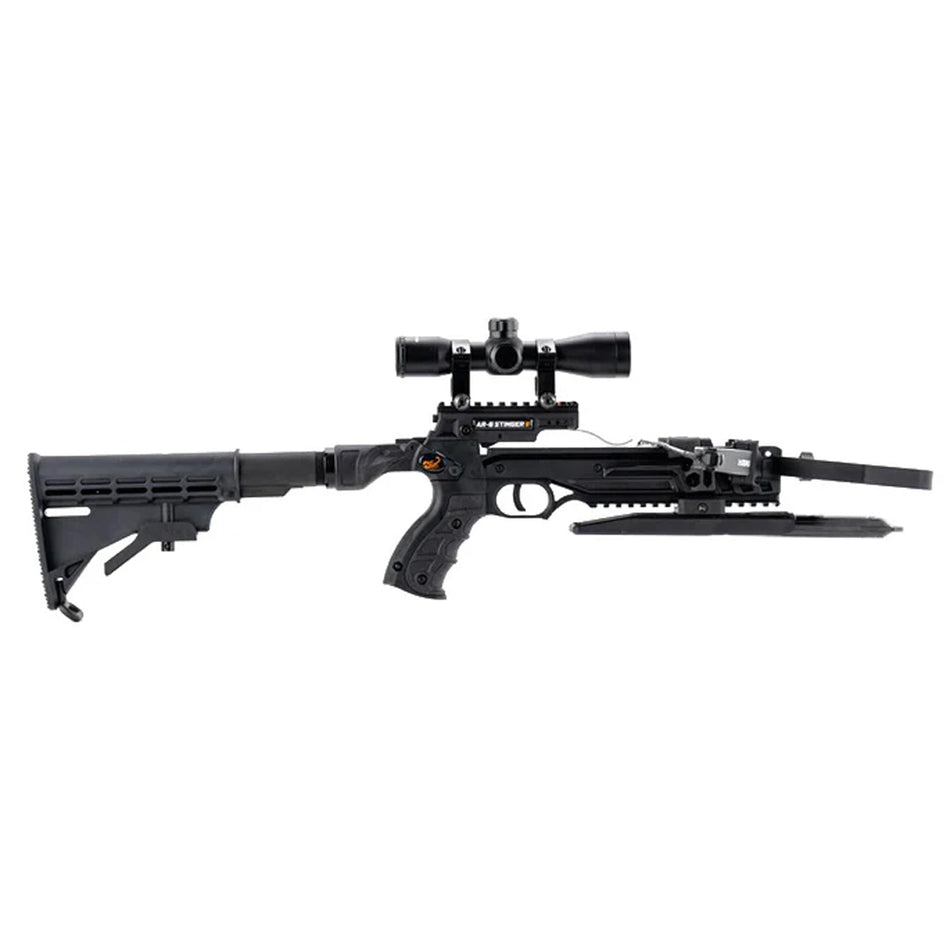 Steambow AR Survival Crossbow 150 lb with Scope Tactical Knife and Backpack Kit