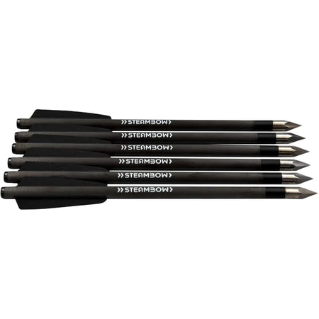 Steambow Light Bodkin Arrows 6-Pack 162 Grains Hollow Ground Steel for AR-6 Stinger