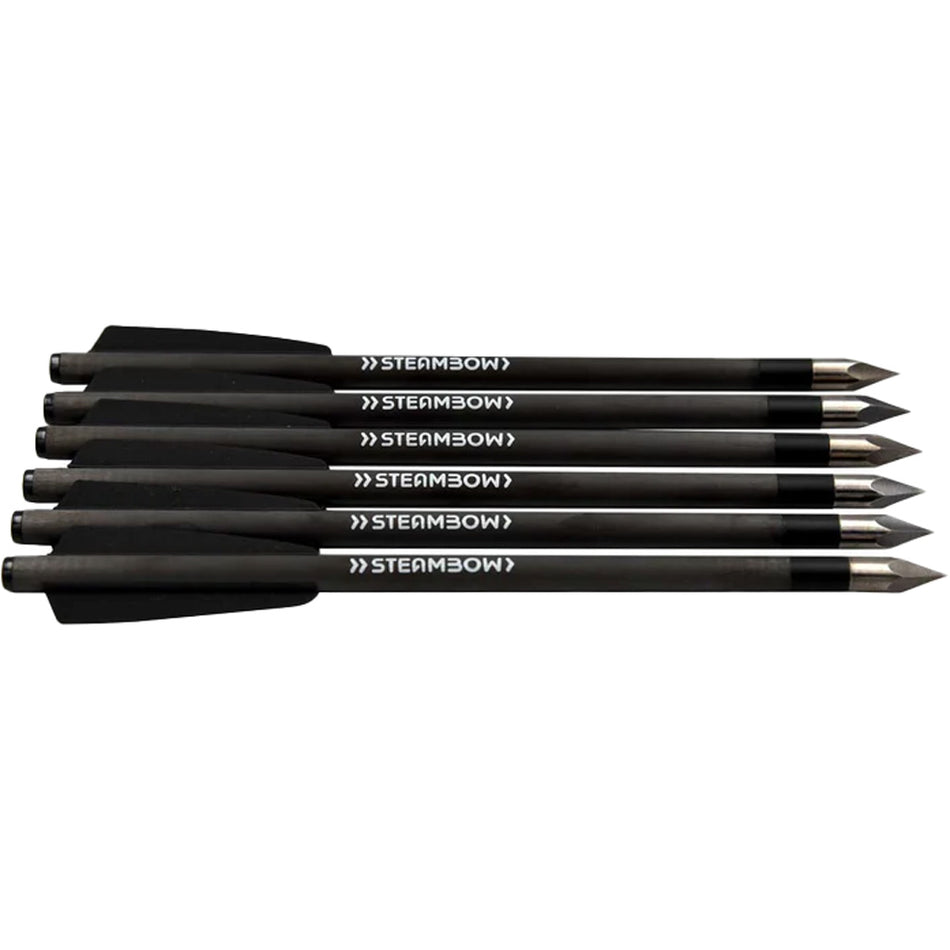 Steambow Light Bodkin Arrows 6-Pack 162 Grains Hollow Ground Steel for AR-6 Stinger