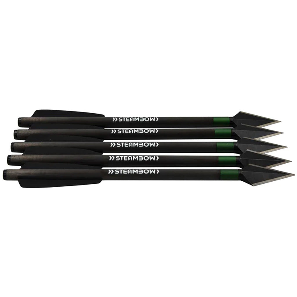 Steambow 5 pk. Light Crossbow Warbolts - Polymer Nock