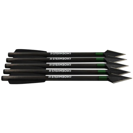 Steambow 5 pk. Light Crossbow Warbolts - Polymer Nock