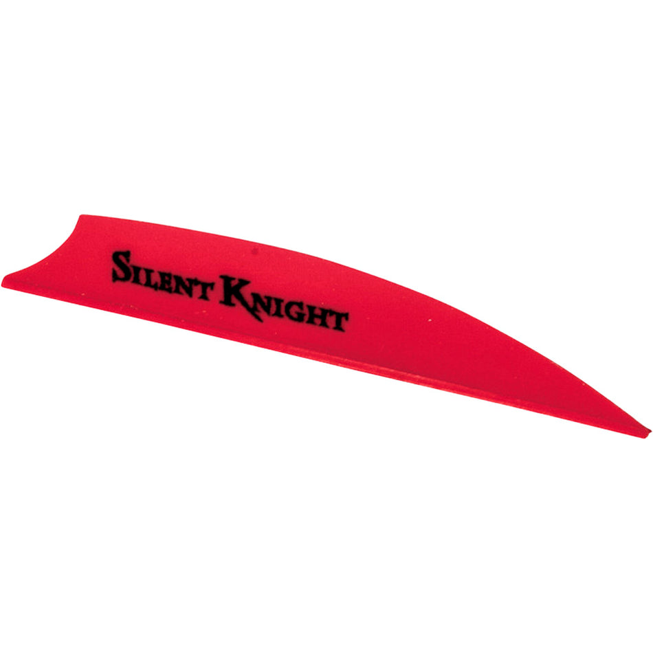 Flex Fletch 3-Inch Silent Knight Archery Vanes Flo Red 36-Pack