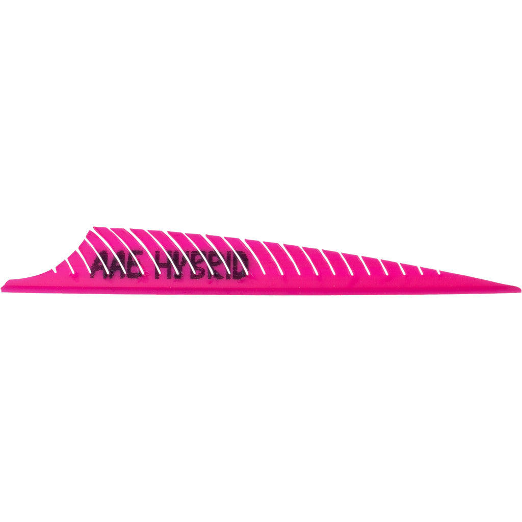 AAE Hybrid PHNX 3.5" Vanes Hot Pink Shield Cut 50 Count