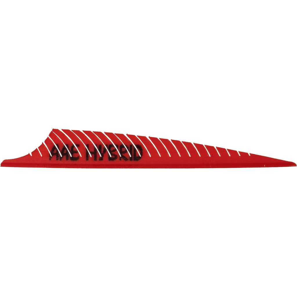 AAE Hybrid PHNX 3.5" Vanes Red Shield Cut 50 Count