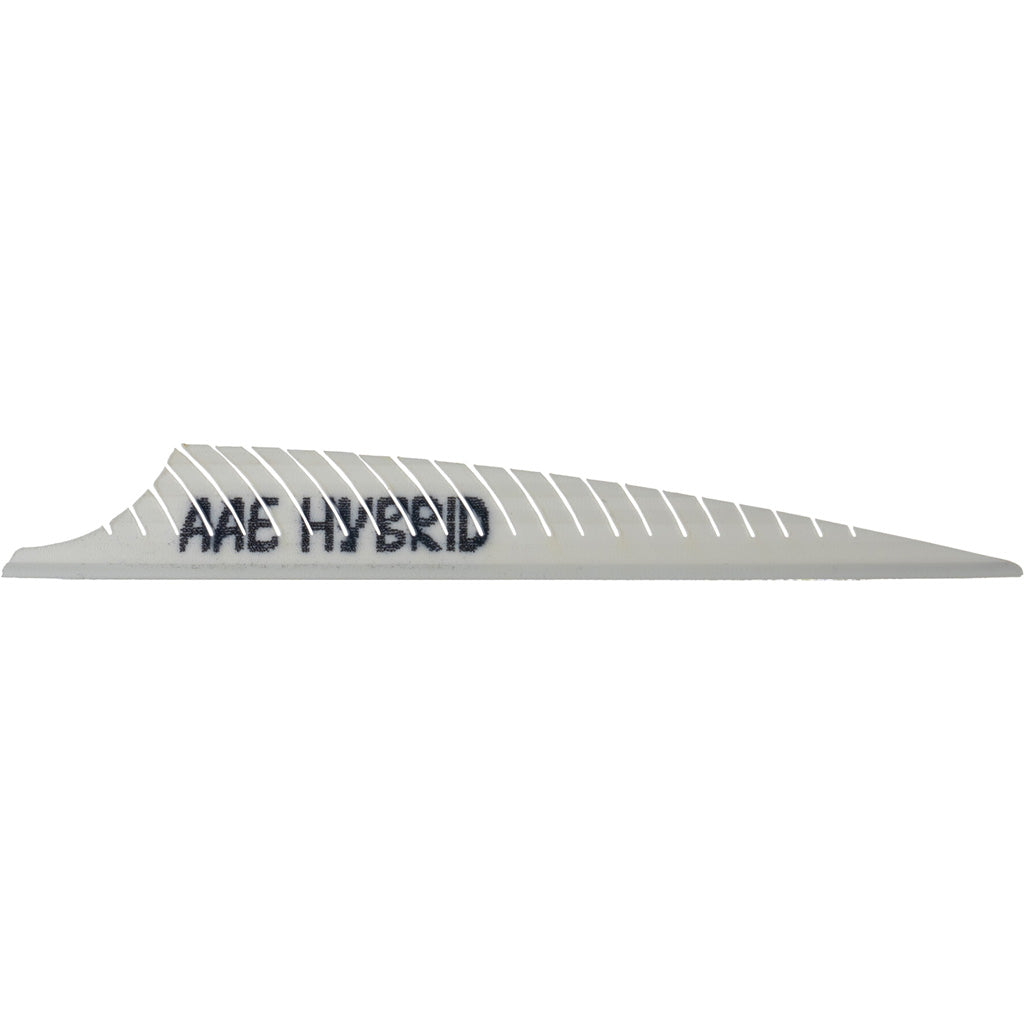 AAE Hybrid PHNX 3.5" Vanes White Shield Cut 50 Count