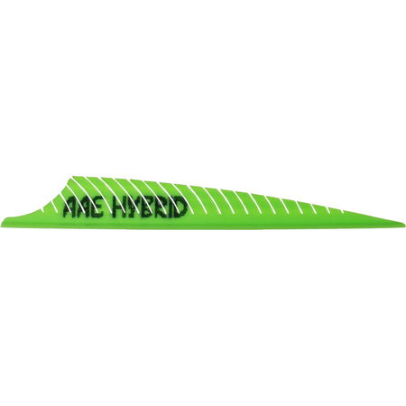 AAE Hybrid PHNX 3.5" Vanes Bright Green Shield Cut 50 Count