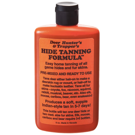 Trappers Hide Tanning Formula 8 oz Solution for Deer Hide and Small Furs