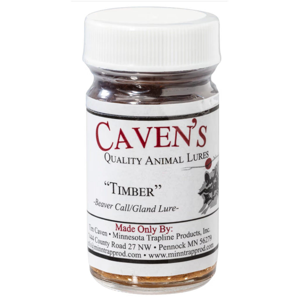Caven's Timber Beaver Gland Lure 1 oz for Beaver Bobcat Fox and Mink Trapping