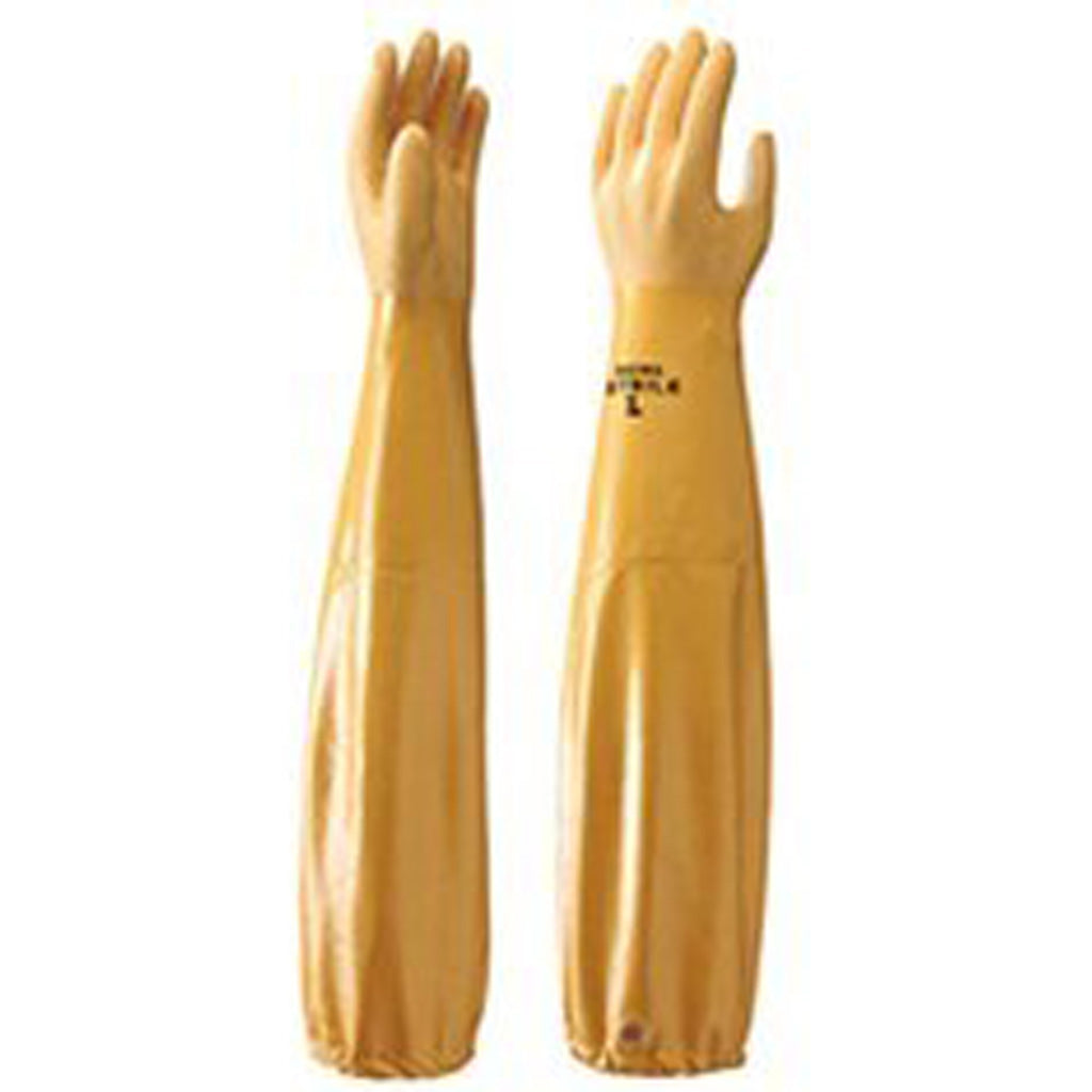 Atlas Trappers Gauntlet Long-Sleeve Gloves with Nitrile Coating and Cotton Liner