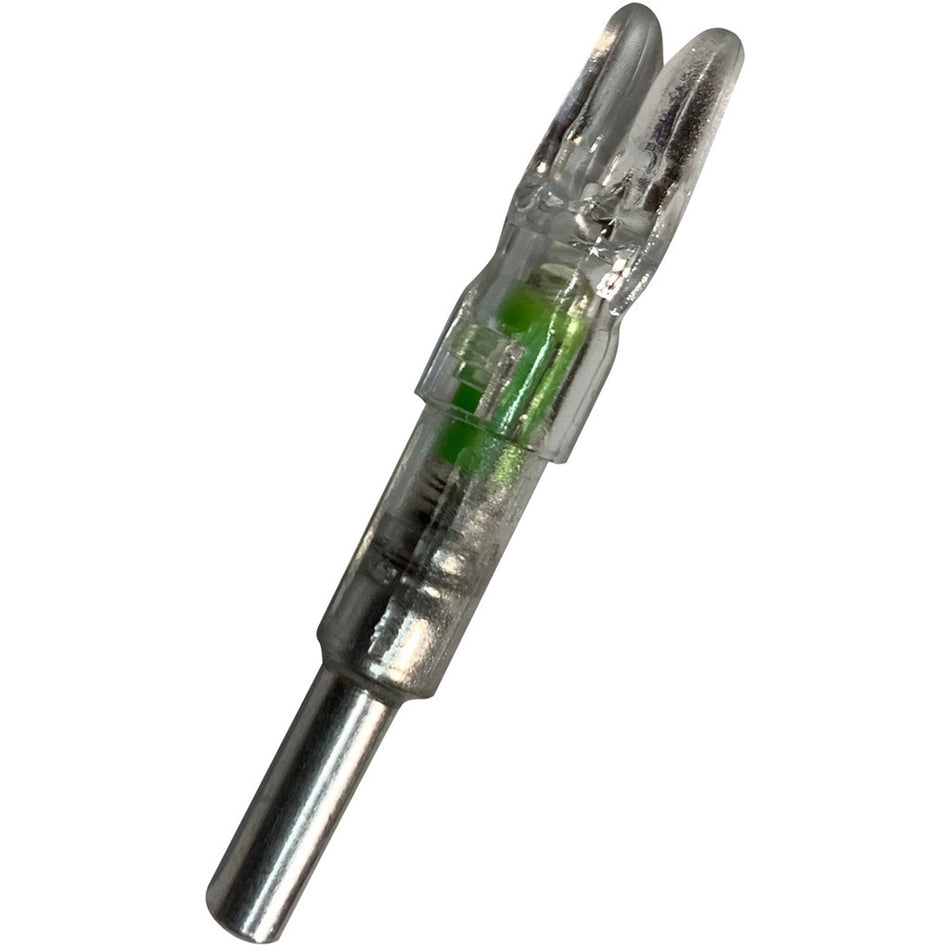Flex Fletch LIT .166 Green Arrow Nocks with Auto-On Feature 3 pk.