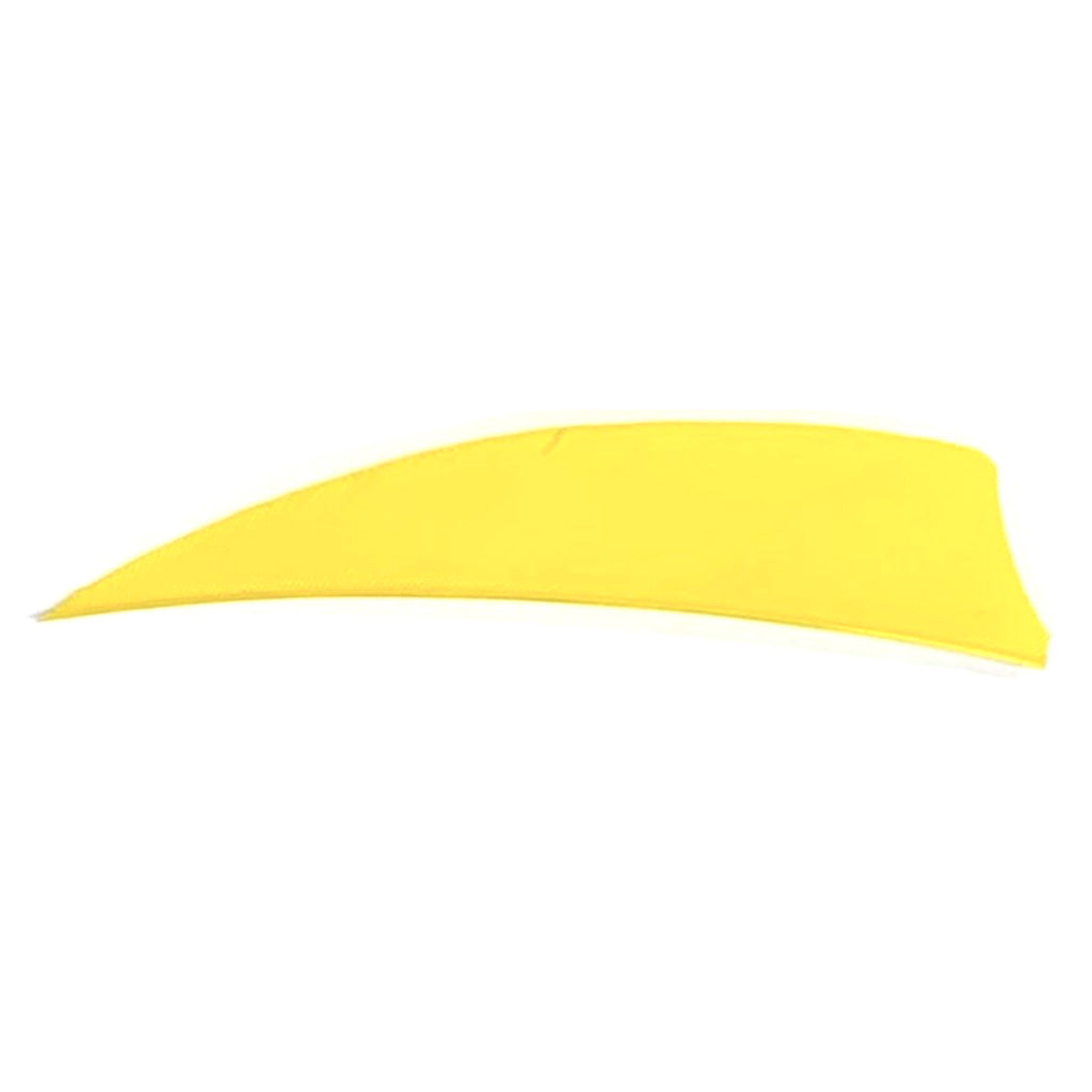 Trueflight Yellow Shield Cut Feathers Right Wing 3 in. 100 Pack