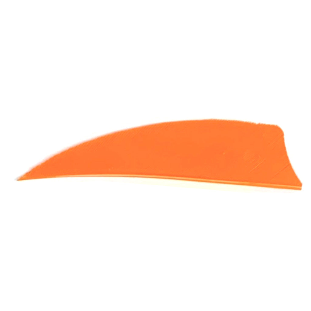 Trueflight Orange Shield Cut Feathers Left Wing 3 in. 100 Pack
