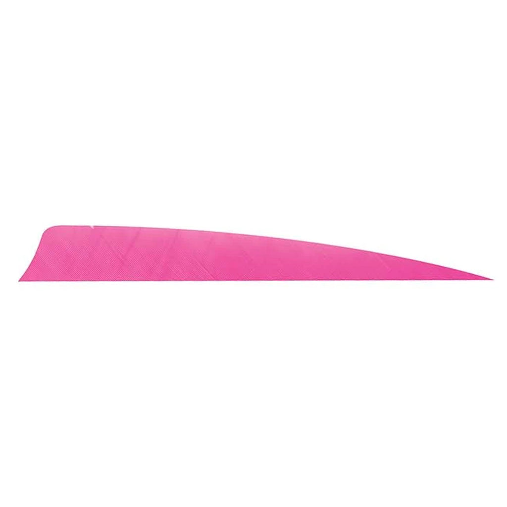 Trueflight Pink Shield Cut Feathers Right Wing 4 in. 100 Pack