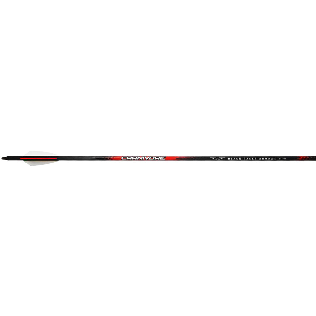 Black Eagle Carnivore .001 250 Spine 2.5 in. Shield Cut Fletched Arrows 6 pk.