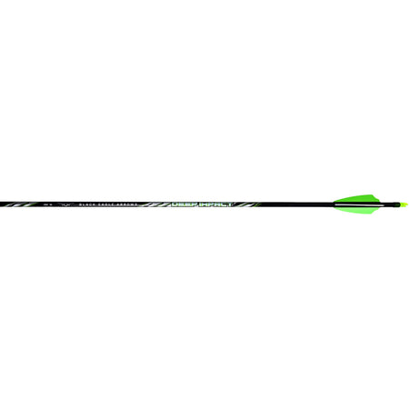 Black Eagle Deep Impact .001 400 Spine 4mm Carbon Hunting Arrows Shield Cut 6-Pack
