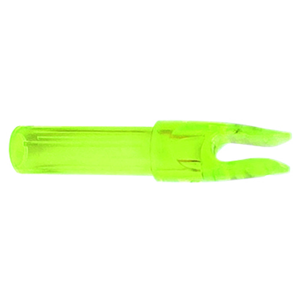 Black Eagle Vintage Nocks for Traditional Arrows Flo Green 12 pk.