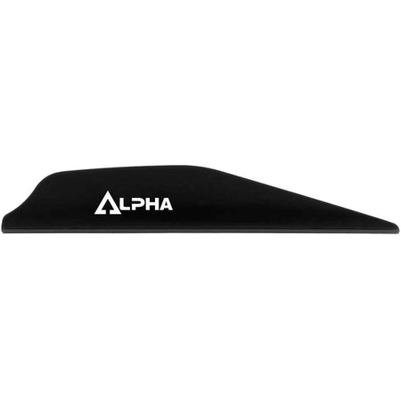 Bohning Alpha Vanes Black Fletching, 100 pk.
