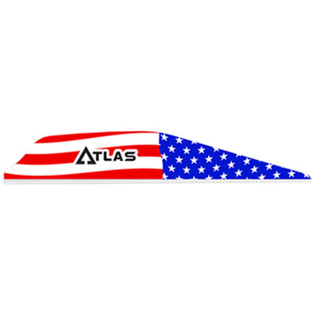 Bohning Atlas Arrow Vanes American Flag Pk of 100