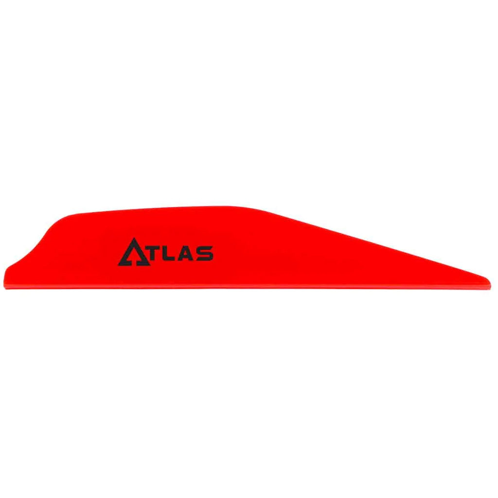 Bohning Atlas Arrow Vanes Neon Red Pk of 100