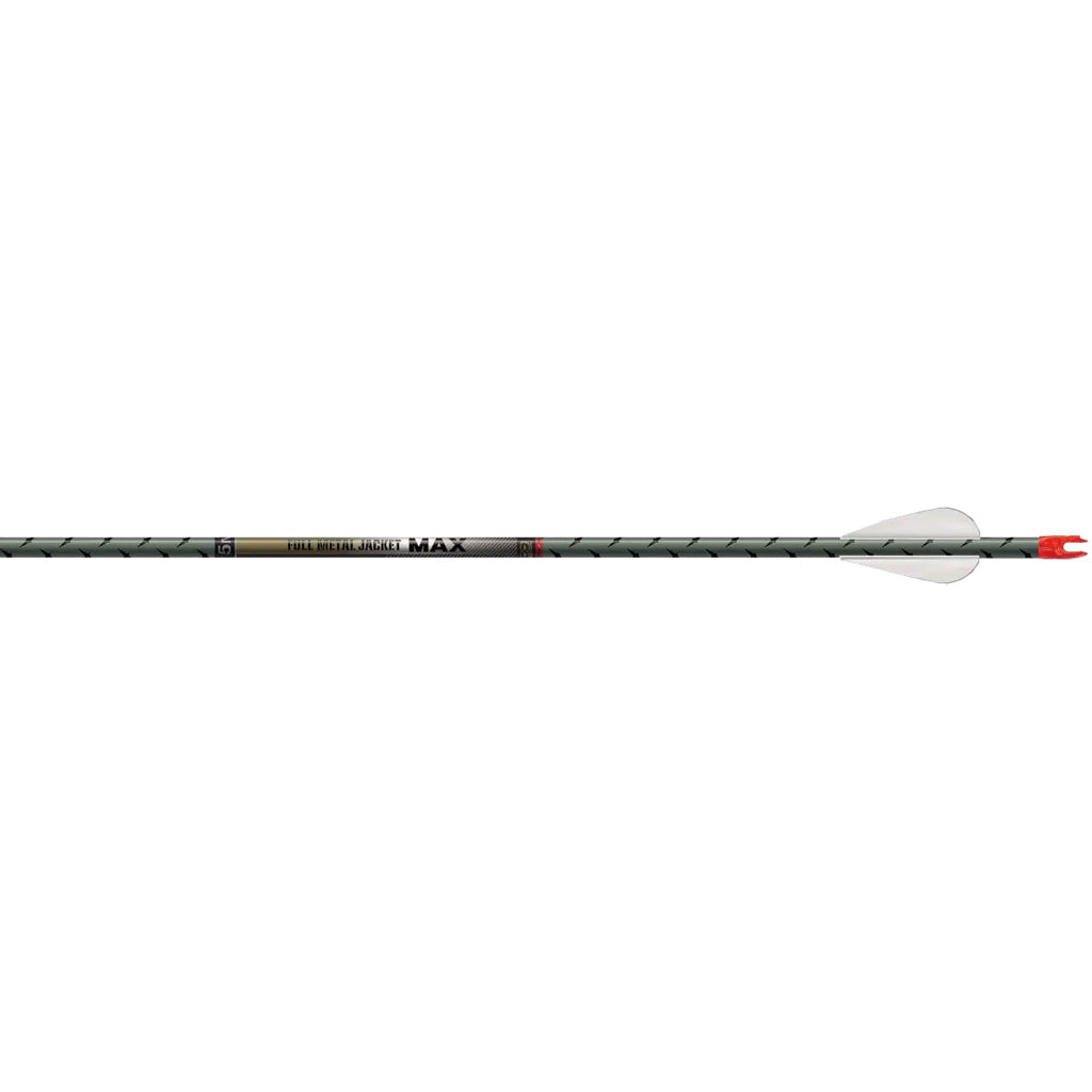Easton FMJ Max 5mm Arrows with Steel Half Outs Spine 200 6-Pack