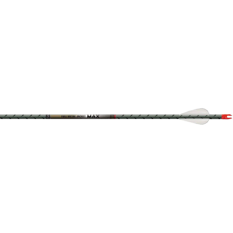 Easton FMJ Max 5mm Arrows with Steel Half Outs Spine 250 6-Pack
