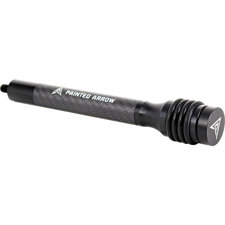 Painted Arrow Spike 7" Carbon Weave Bow Stabilizer with Dampening Rings