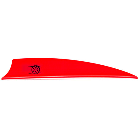 Bohning Shield Cut X Vane 3 inch Neon Red Pack of 36