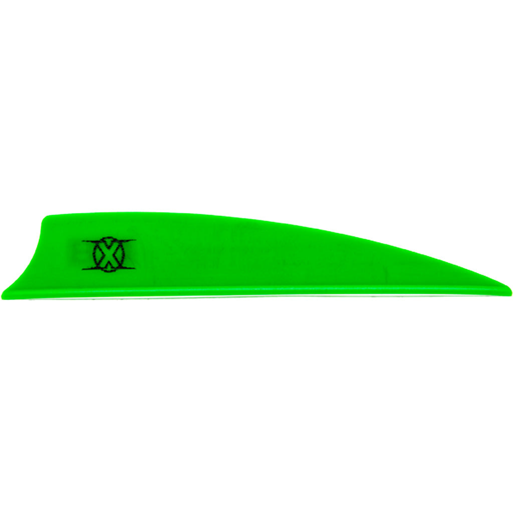 Bohning Shield Cut X Vane 3 inch Neon Green Pack of 36
