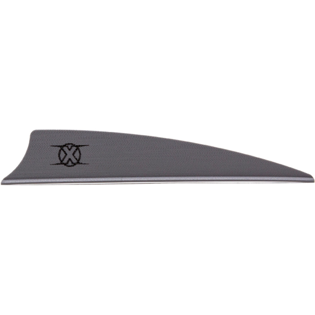 Bohning Shield Cut X Vane 3 inch Silver Pack of 36