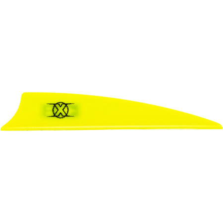 Bohning Shield Cut X Vane 3 inch Neon Yellow Pack of 36