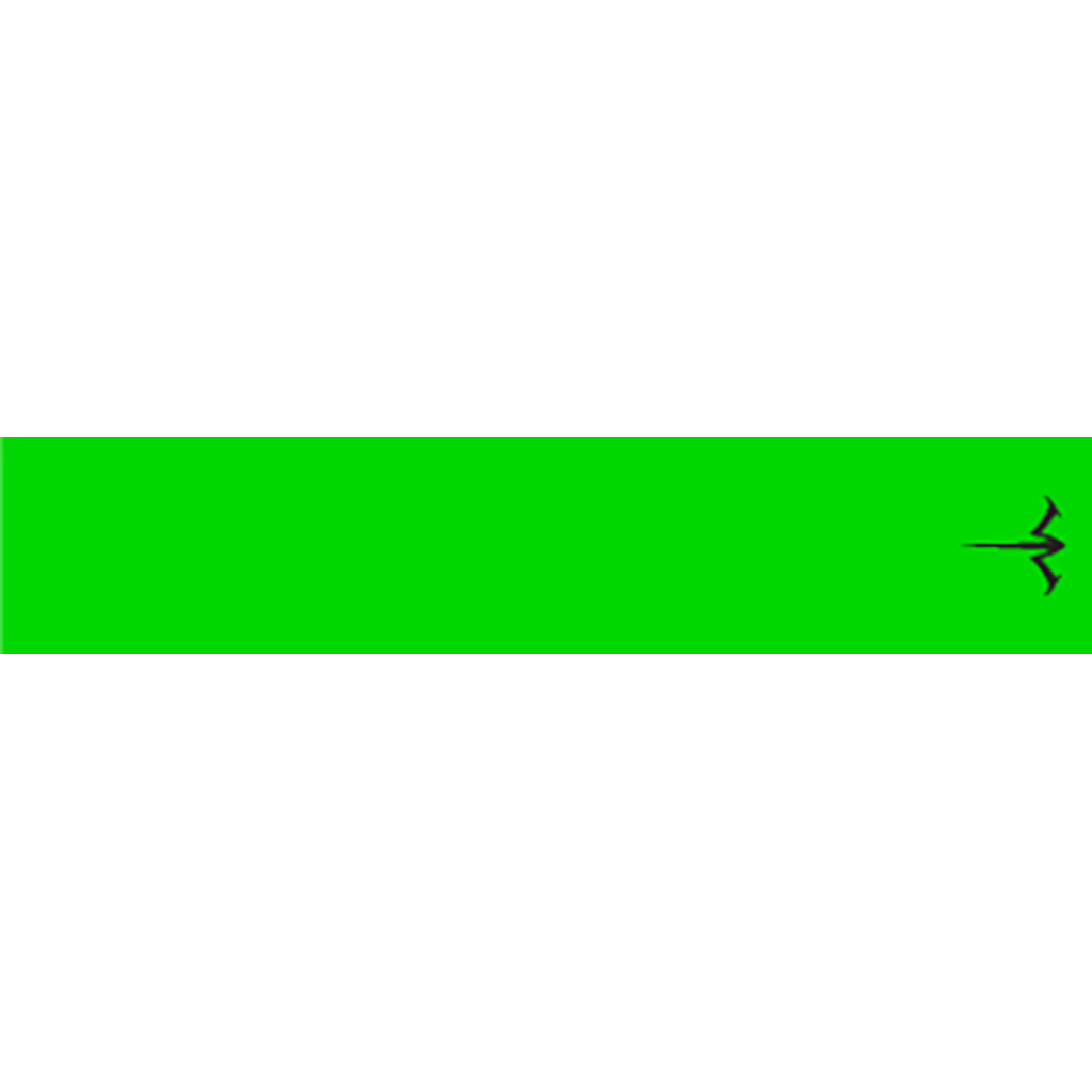 White Water Archery Flo Green Solid Vinyl Arrow Wraps 5 in. 15 pk.