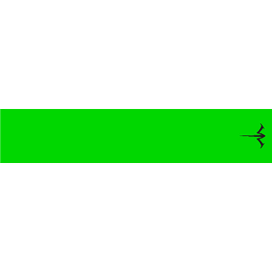White Water Archery Flo Green Solid Vinyl Arrow Wraps 5 in. 15 pk.