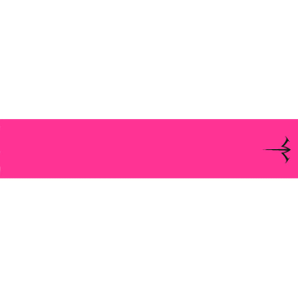 White Water Archery Hot Pink Solid Vinyl Arrow Wraps 5 in. 15 pk.