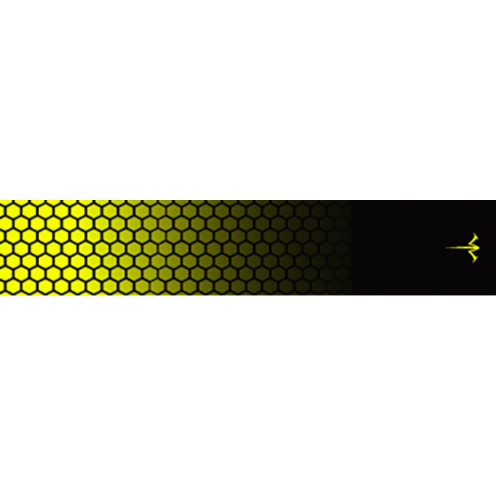 White Water Archery 5 in. x 1.125 in. Honeycomb Flo Yellow Arrow Wraps 15 pk.