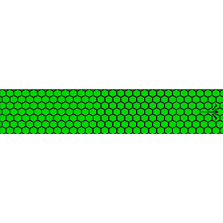 White Water Archery 5 in. x 1.125 in. Open Honeycomb Flo Green Arrow Wraps 15 pk.