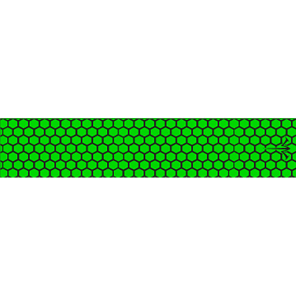 White Water Archery 5 in. x 1.125 in. Open Honeycomb Flo Green Arrow Wraps 15 pk.