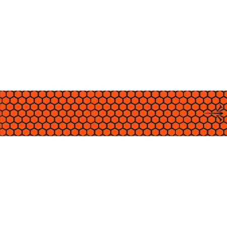 White Water Archery 5 in. x 1.125 in. Open Honeycomb Flo Orange Arrow Wraps 15 pk.