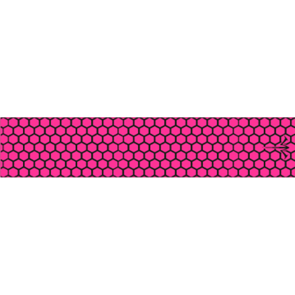 White Water Archery 5 in. x 1.125 in. Open Honeycomb Hot Pink Arrow Wraps 15 pk.