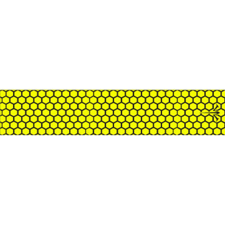 White Water Archery 5 in. x 1.125 in. Open Honeycomb Flo Yellow Arrow Wraps 15 pk.