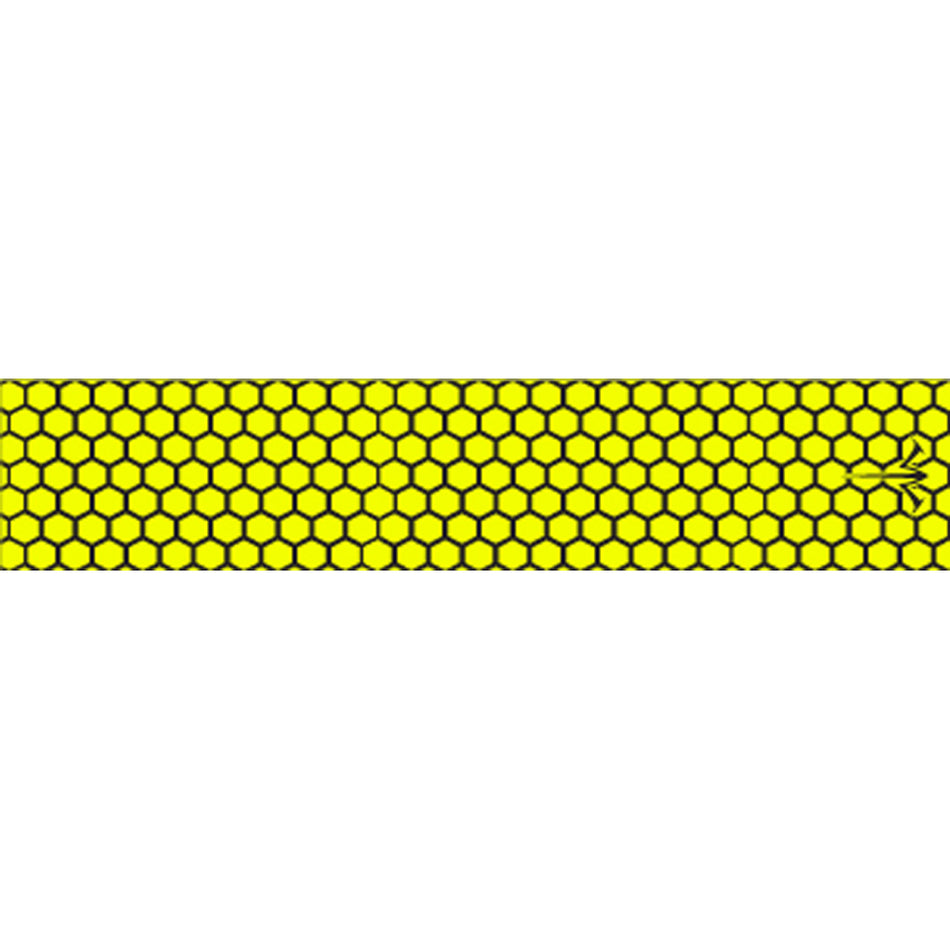 White Water Archery 5 in. x 1.125 in. Open Honeycomb Flo Yellow Arrow Wraps 15 pk.