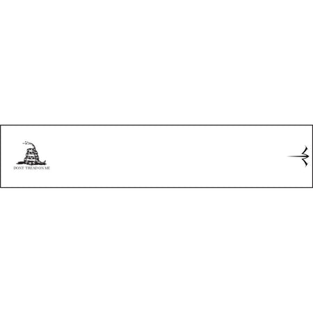 White Water Archery 5 in. x 1.125 in. Gadsden White Vinyl Arrow Wraps 15 pk.