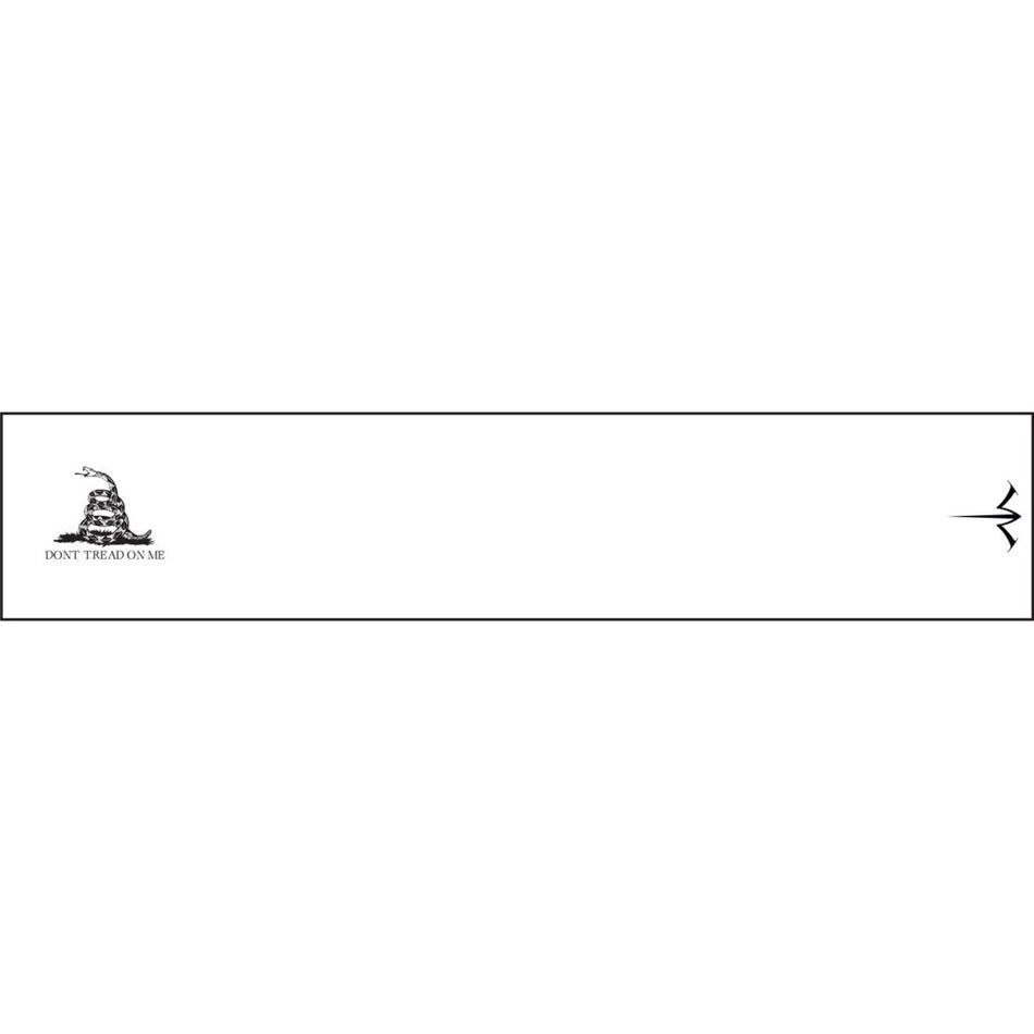 White Water Archery 5 in. x 1.125 in. Gadsden White Vinyl Arrow Wraps 15 pk.