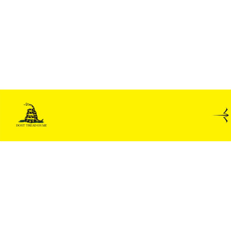 White Water Archery 15-Pack Gadsden Yellow Arrow Wraps 5 x 1.125 in.