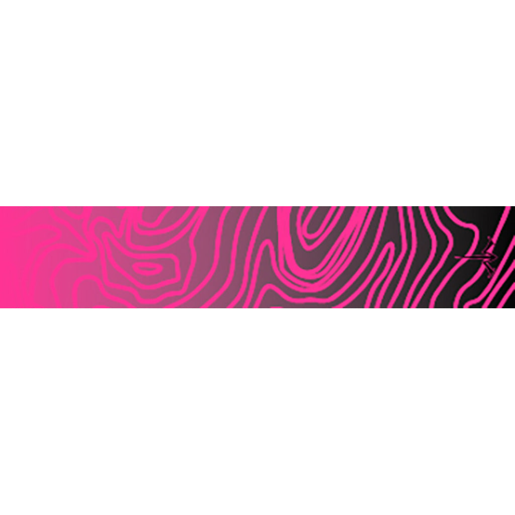 White Water Archery 15-Pack Topo Fade Hot Pink Arrow Wraps 5 x 1.125 in.
