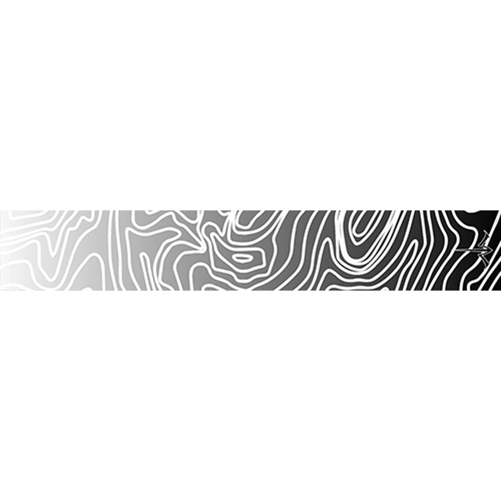 White Water Archery 15-Pack Topo Fade Arrow Wraps White 5 x 1.125 in.