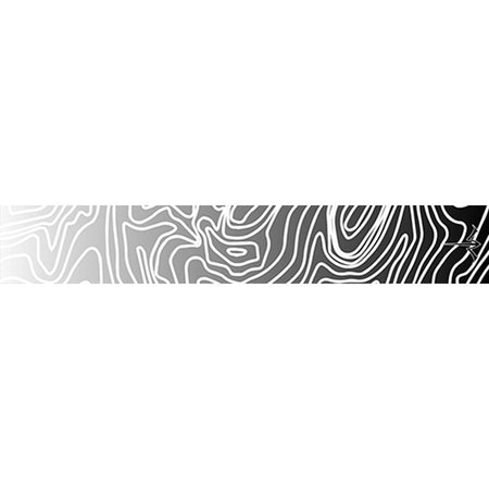 White Water Archery 15-Pack Topo Fade Arrow Wraps White 5 x 1.125 in.